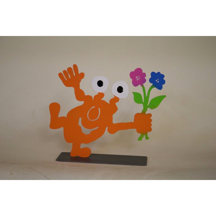 Monster TOGO mit Blume auf einem Bein | Patrick Preller - Bild 1
