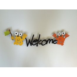 Welcome (Wandobjekt) | Metall-Skulptur - Bild 2