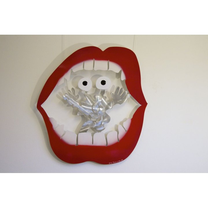Im Mund | Metall-Skulptur - Bild 1