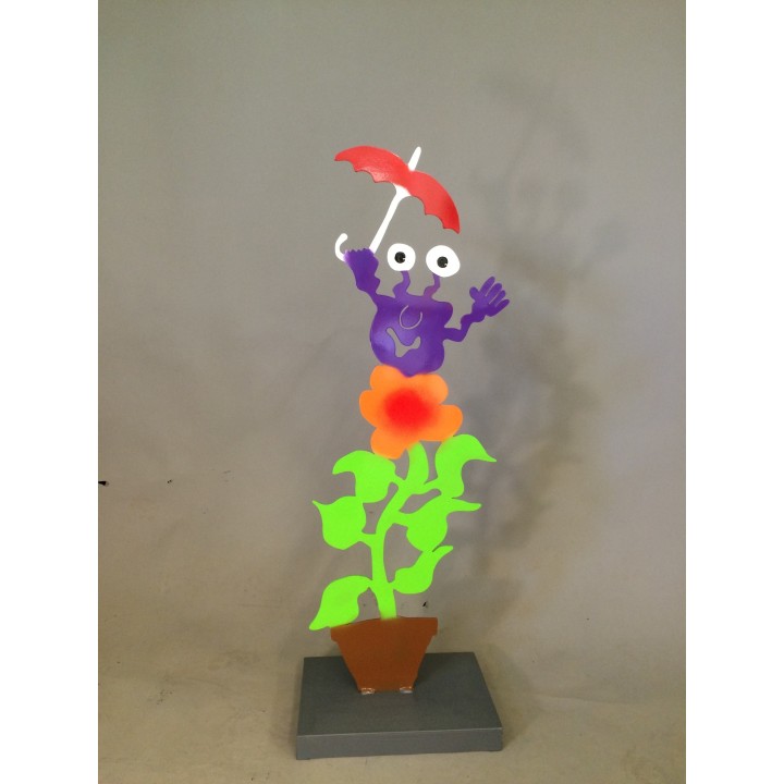 Monster mit Schirm und Blume | Patrick Preller - Bild 1