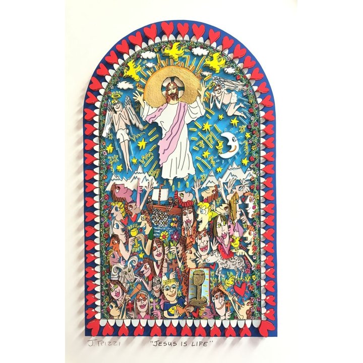 James Rizzi - Jesus is life - Bild 1