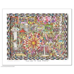 James Rizzi - "Fly me to the moon" - Bild 1