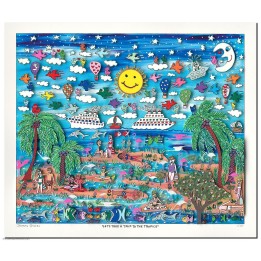 James Rizzi - "Let's take a trip to the tropics" - Bild 1