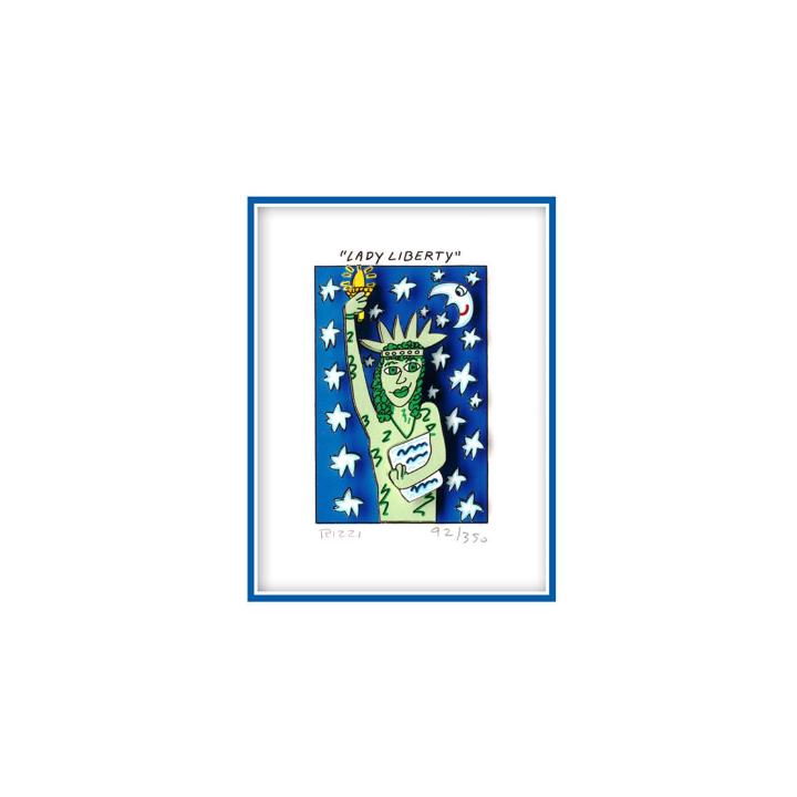 Zertifiziert: James Rizzi - LADY LIBERTY