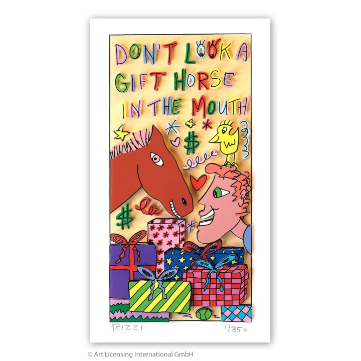 James Rizzi - DON'T LOOK A GIFT HORSE IN THE MOUTH - Bild 1