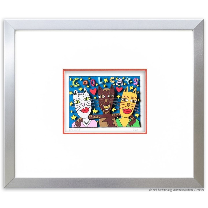 James Rizzi * DON'T LOOK A GIFT HORSE IN THE MOUTH  * Original 3D-Bild