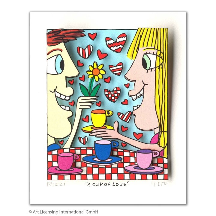 James Rizzi - A Cup Of Love - Bild 1