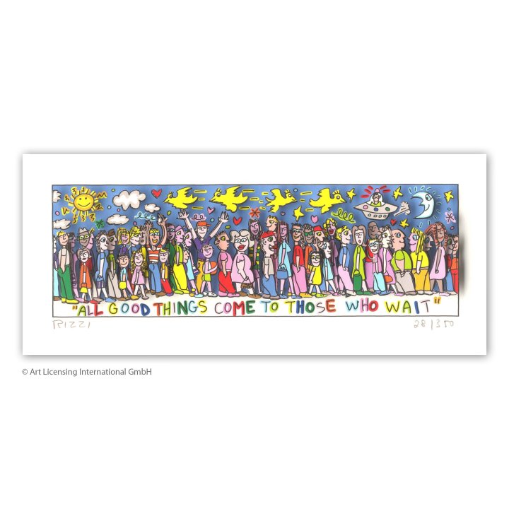 James Rizzi - "All Good Things Come To Those Who Wait" - Bild 1