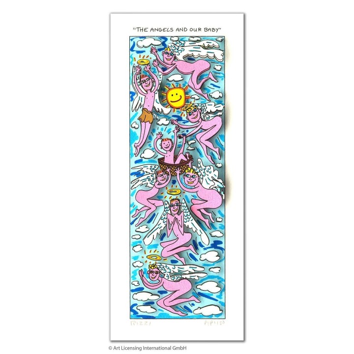 James Rizzi - The angels and our baby - Bild 1