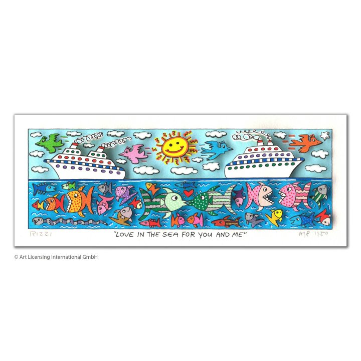 James Rizzi - "Love in the sea for you and me" - Bild 1