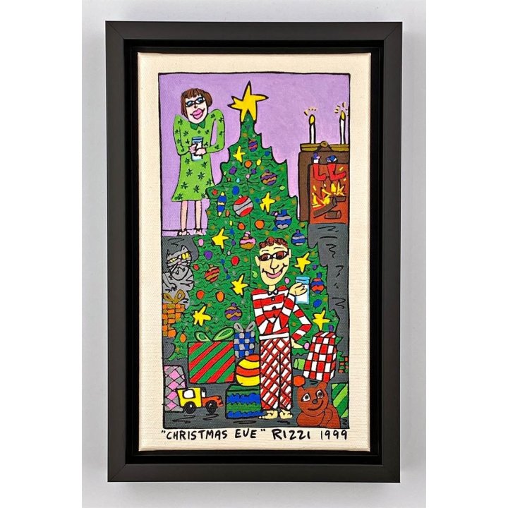 James Rizzi - christmas eve | inkl. Rahmen - Bild 1