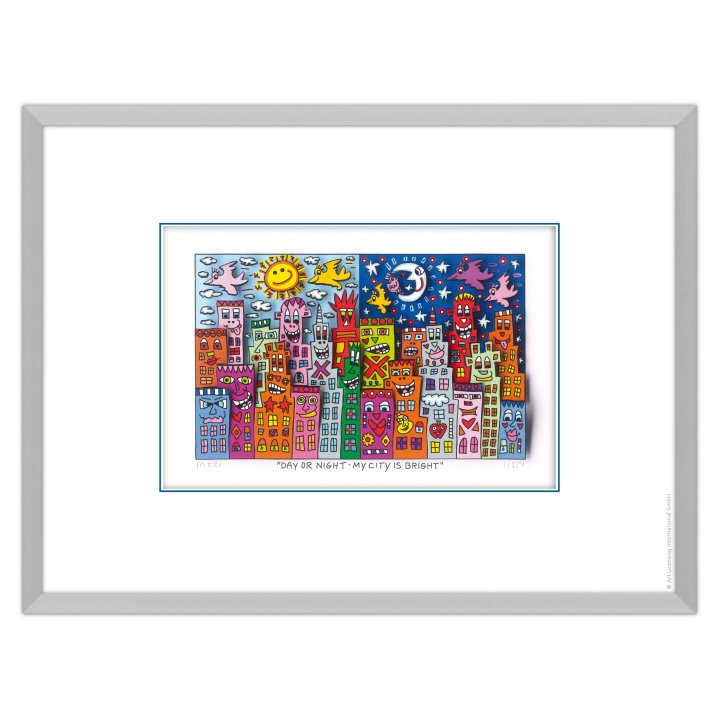 James Rizzi - "Day or night - my city is bright" - Bild 1