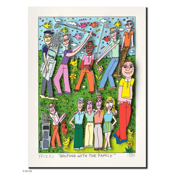 James Rizzi - Golfing with the family - Bild 1