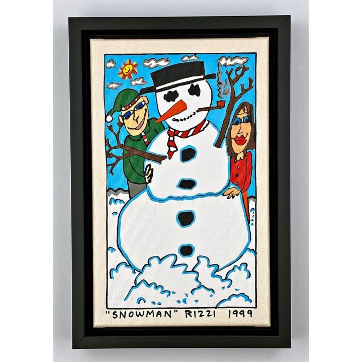 James Rizzi - Snowman | inkl. Rahmen - Bild 1