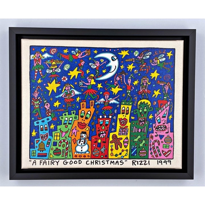 James Rizzi - "A fairy good christmas" inkl. Rahmen - Bild 1
