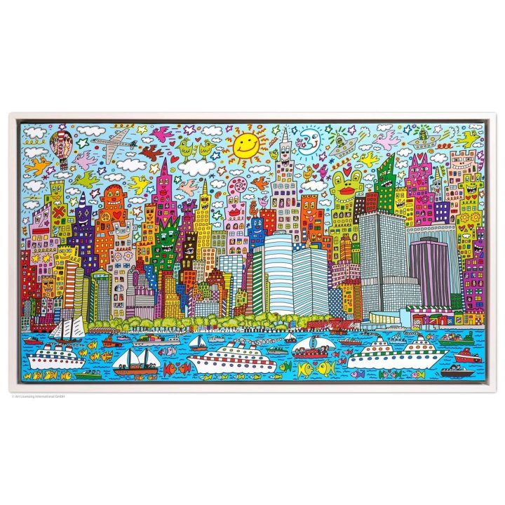 James Rizzi - "My New York City" 2D inkl. Rahmen - Bild 1