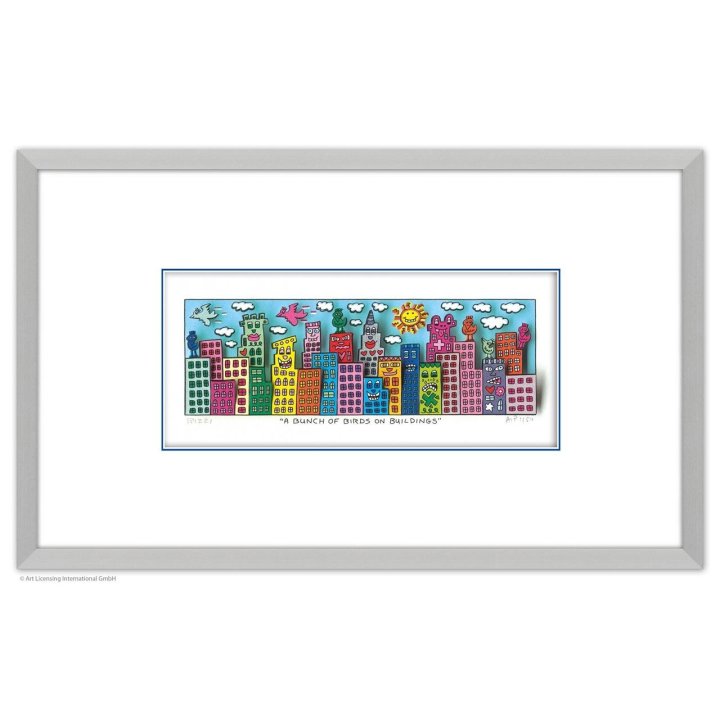 James Rizzi- 3D Original Bild: *  THINS ARE LOOKING UP  *