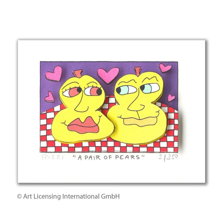 James Rizzi - A pair of pears - Bild 1