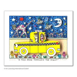 James Rizzi - A taxi ride through the night - Bild 1