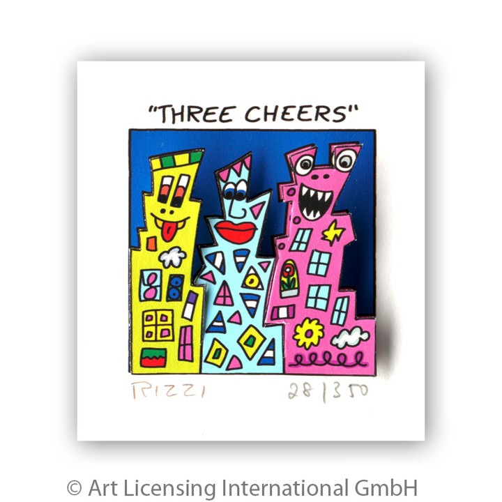 James Rizzi "THREE CHEERS"