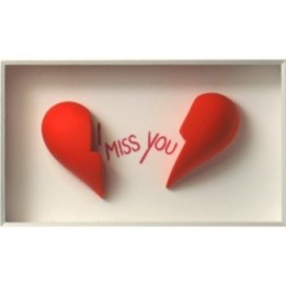 Volker Kühn "I Miss You" | 3D-Objekt inkl. Rahmen - Bild 1