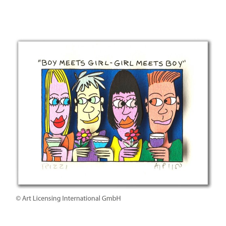 James Rizzi - Boy meets girl - girl meets boy - Bild 1