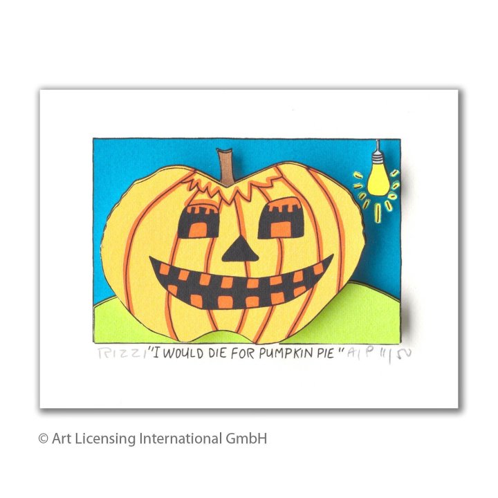 James Rizzi - I would die for pumpkin pie - Bild 1