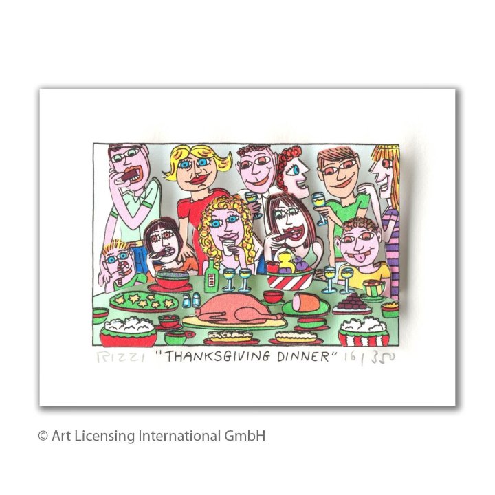 James Rizzi - Thanksgiving dinner - Bild 1