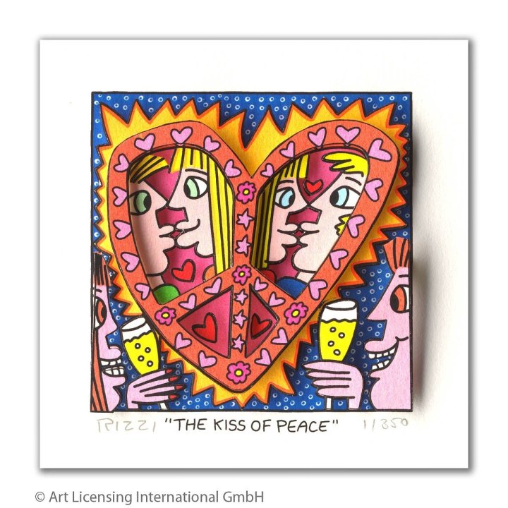 James Rizzi - The kiss of peace - Bild 1