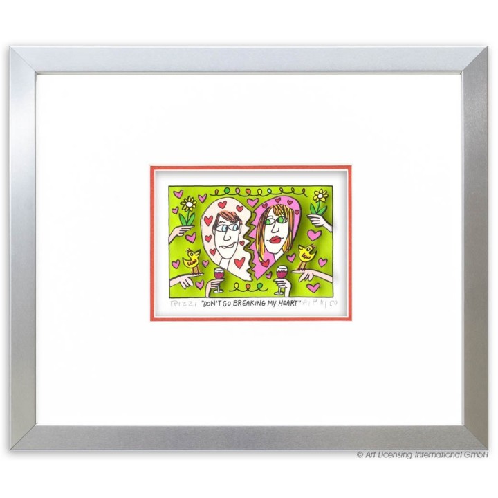 Zertifiziert: James Rizzi 3D Original Bild "across the east river"