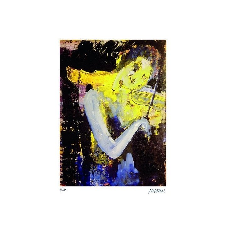 Armin Mueller-Stahl Bild "Geigerin in Gelb"