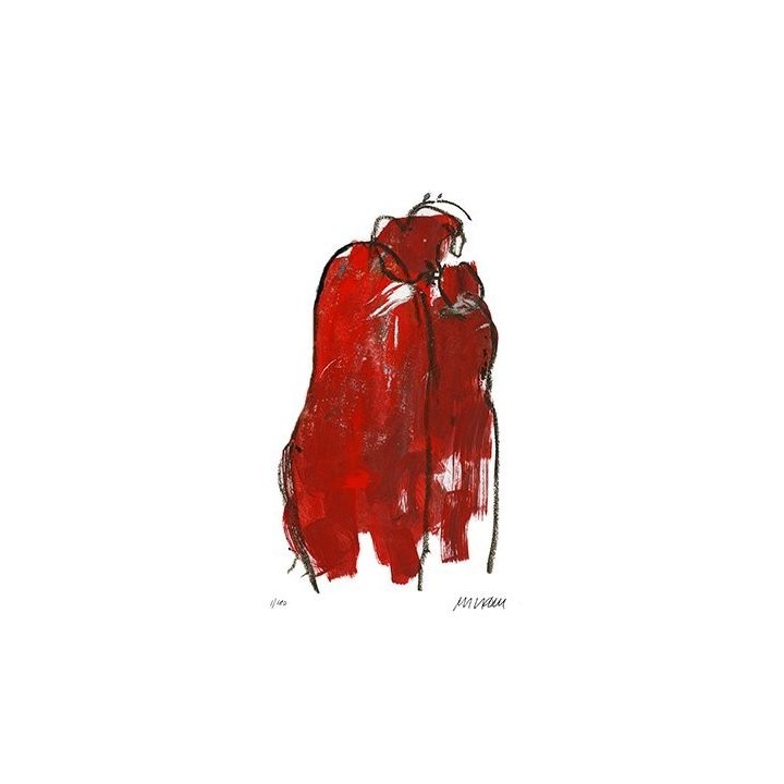 In Rot | handsigniertes Original - Bild 1