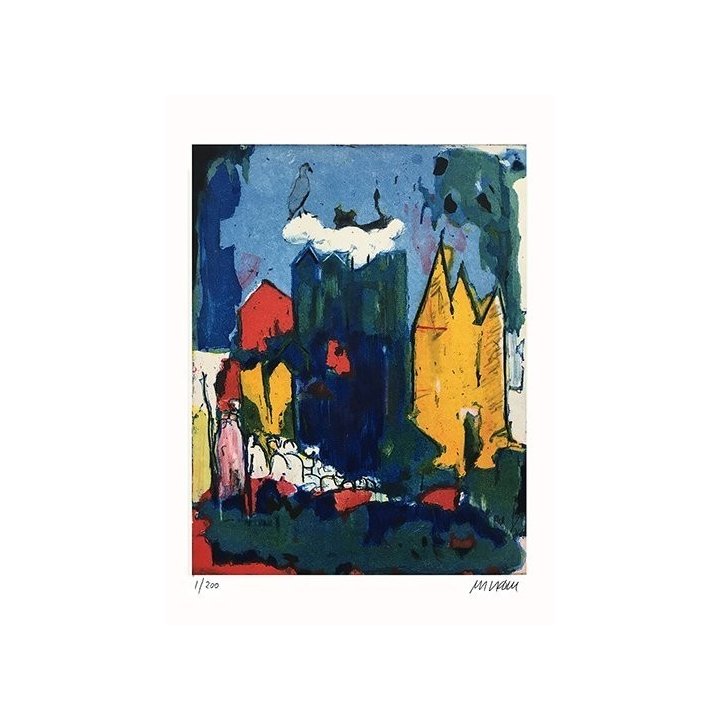 Armin Mueller-Stahl Bild "Menschen vor der Stadt"