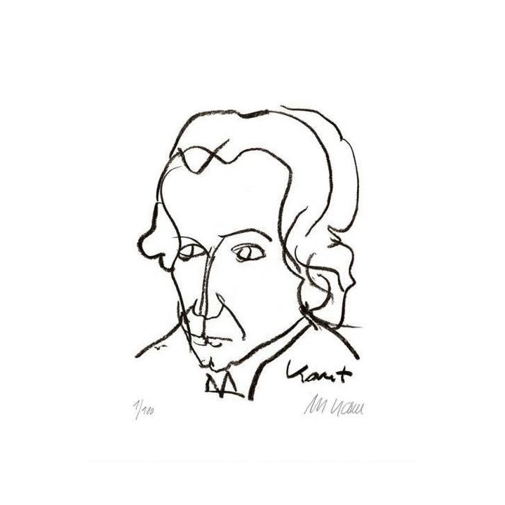 Immanuel Kant | handsigniertes Original - Bild 1