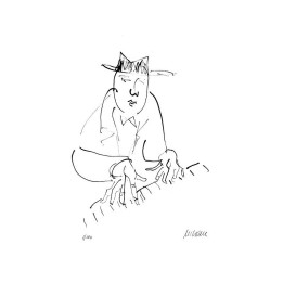 Armin Mueller-Stahl Original Lithografie "Piano Man"