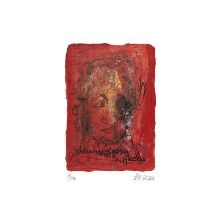 Johann Wolfgang von Goethe | handsigniertes Original - Bild 1