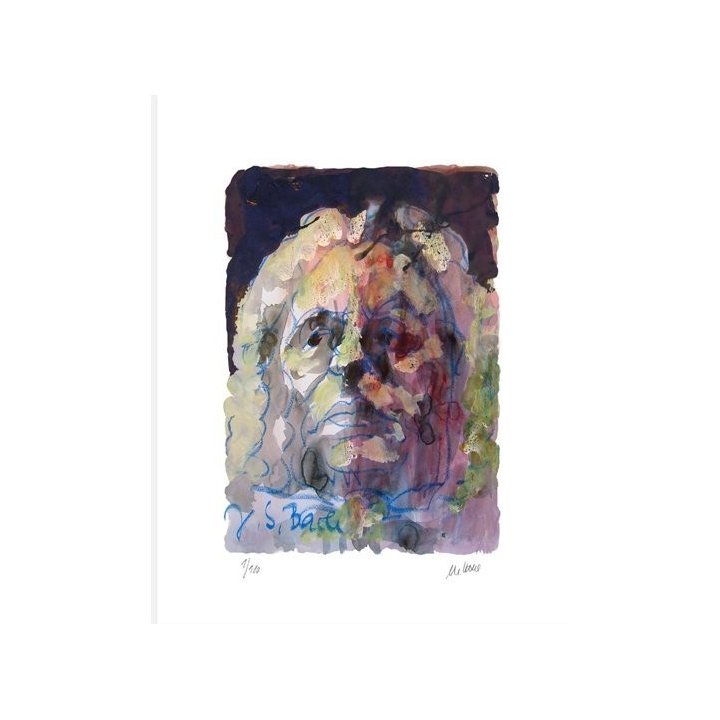 Johann Sebastian Bach | handsigniertes Original - Bild 1