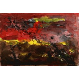 Baumlandschaft II | handsigniertes Original - Bild 1