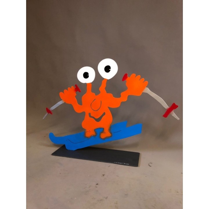 Skifahrer