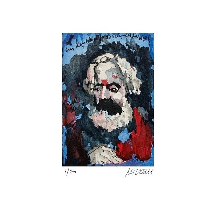 Karl Marx - Ein deutscher Jude verändert die Welt | handsigniertes Original - Bild 1