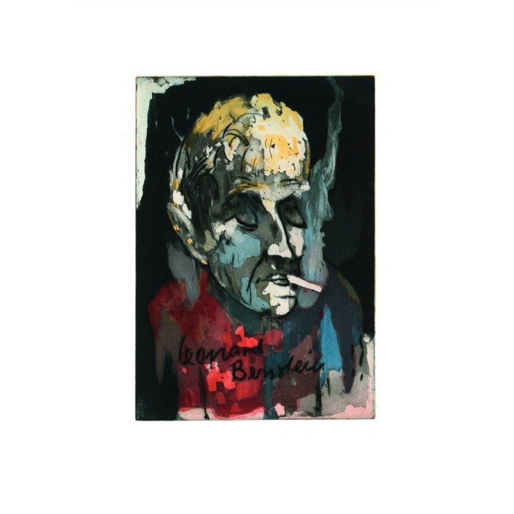 Leonard Bernstein - der große Dirigent | handsigniertes Original - Bild 1