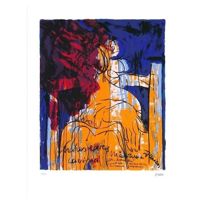 Lavinia - Titus Andronicus | handsigniertes Original - Bild 1
