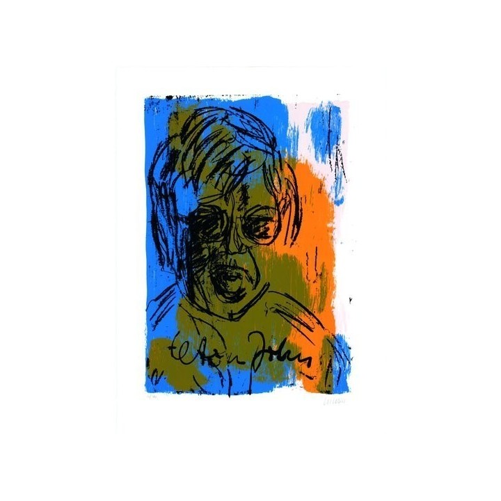 Elton John | handsigniertes Original - Bild 1