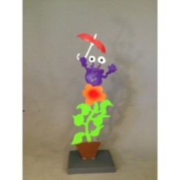 Monster mit Schirm und Blume | Patrick Preller - Bild 1