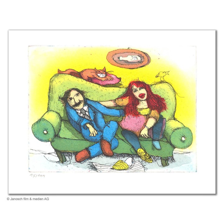 Janosch: "Das holde Paar auf dem grünen Sofa" - Bild 1