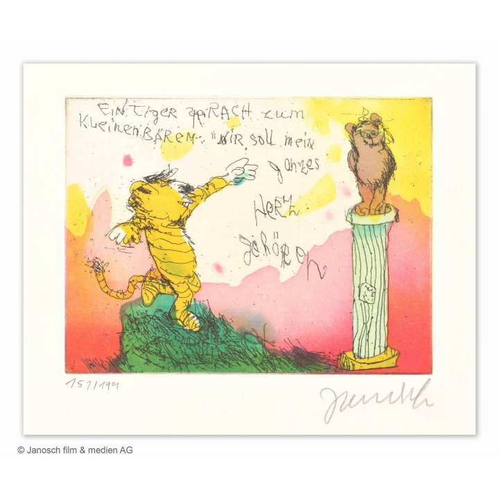 Janosch: "Ein Tiger sprach zum kleinen Bären