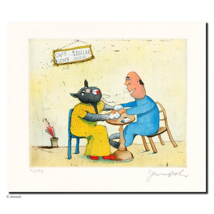 Janosch: "Frau Cafekatze" - Bild 1