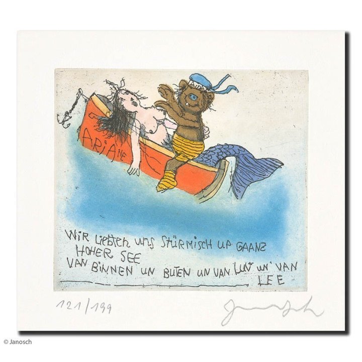 Janosch: "wir liebten uns auf ganz hoher See" - Bild 1