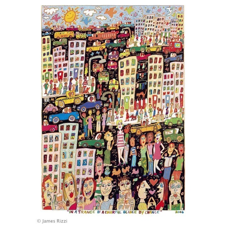 James Rizzi - In a trance of a colorful glance by chance - Bild 1