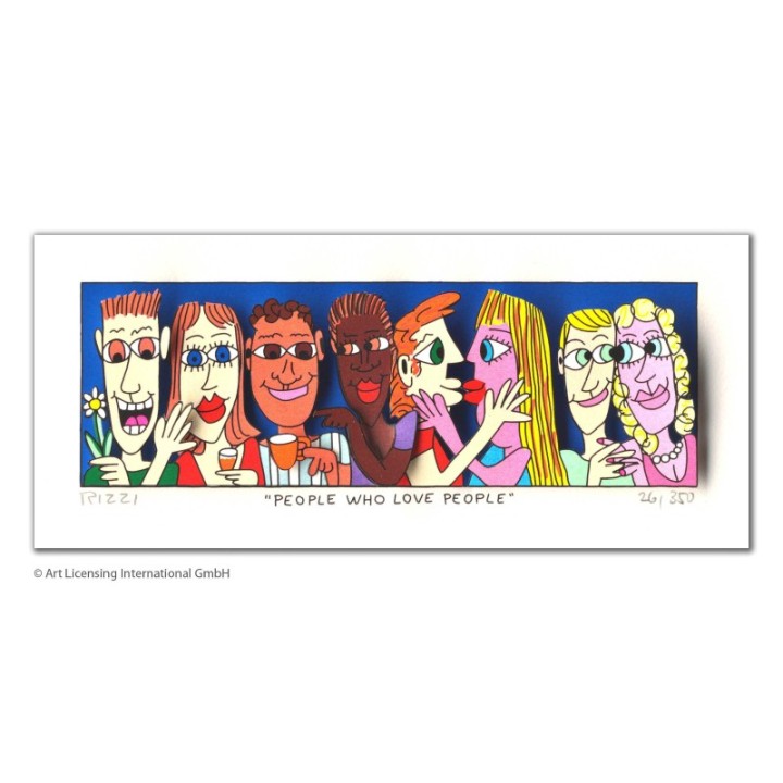 James Rizzi - People Who Love People - Bild 1